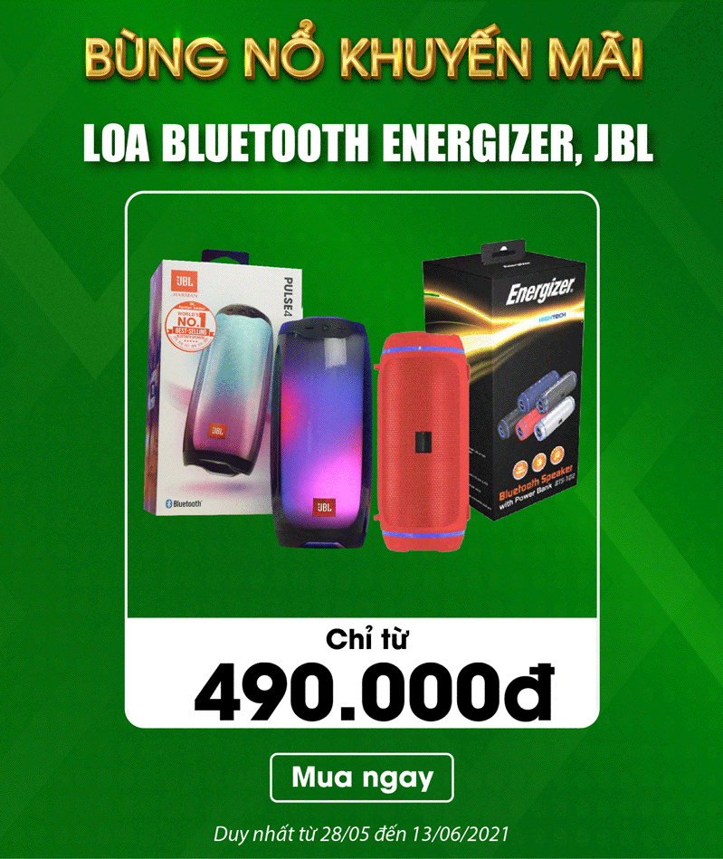 bùng nổ khuyến mãi loa bluetooth chỉ từ 490.000đ