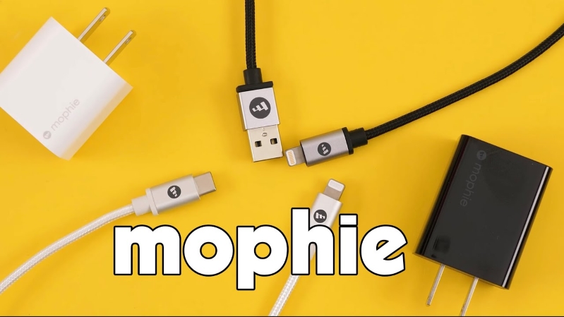 Cốc sạc Mophie 10W USB-A và Cáp Lightning Mophie 1M