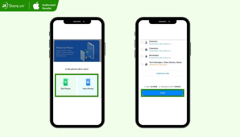 Chuyển dữ liệu qua iPad bằng Phone Transfer