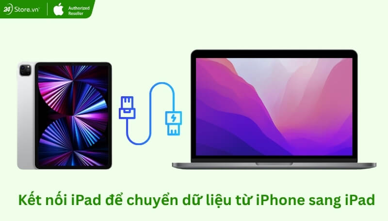 Kết nói iPad với máy tính để chyển dữ liệu