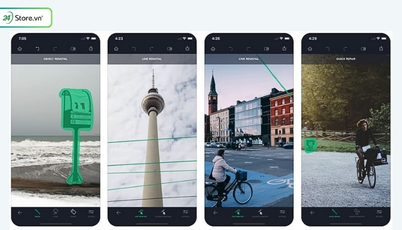 Cách xóa người trong ảnh trên iPhone bằng Enlight Photofix