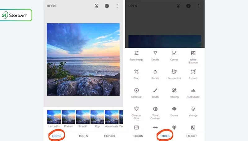 Cách xóa người trong ảnh trên iPhone miễn phí với Snapseed