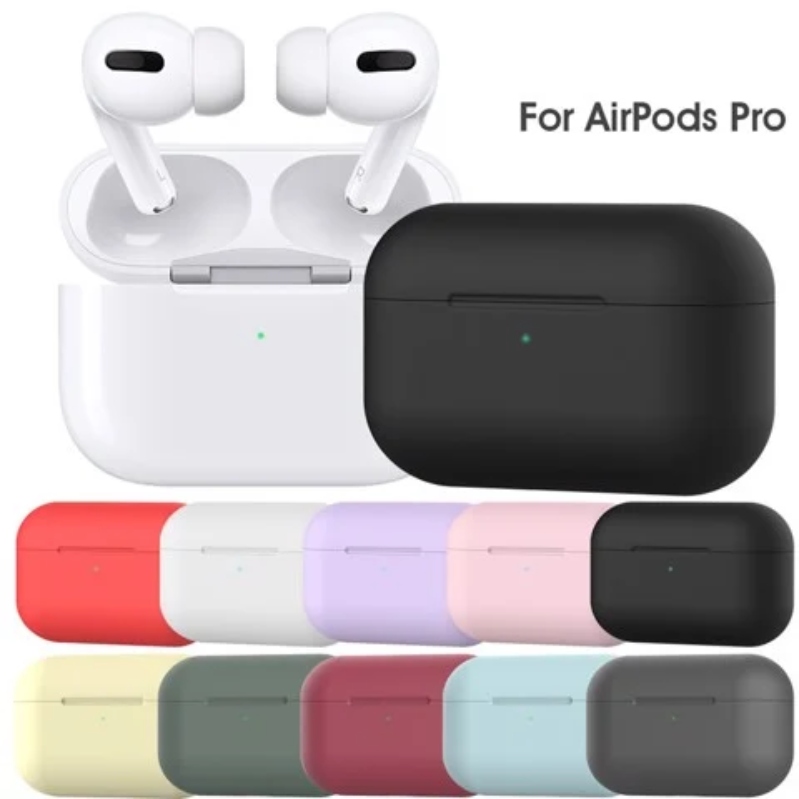 Combo Airpods Pro (Bao da Trơn màu+Dán) tai 24hStore