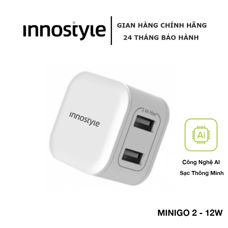 Combo phụ kiện Cốc Cáp sạc Innostyle và Cáp Innostyle Jazzy A to lightning 1.5M hình 3 Combo phụ kiện Cốc Cáp sạc Innostyle sạc nhanh cấp tốc