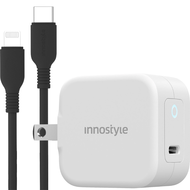 Combo phụ kiện Cốc Cáp sạc Innostyle và Cáp Innostyle Jazzy A to lightning 1.5M hình 4 Combo phụ kiện Cốc Cáp sạc Innostyle và Cáp Innostyle Jazzy A to lightning 1.5M chính hãng tại 24hStore