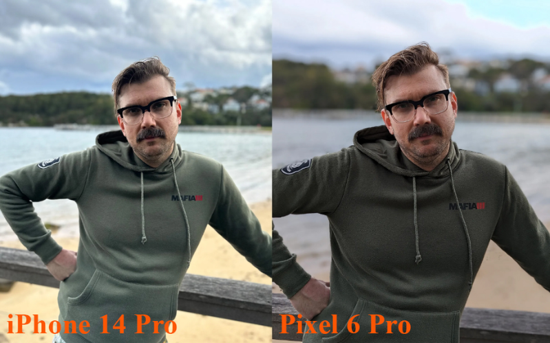 Chụp ảnh chân dung trên iPhone 14 Pro và Pixel 6 Pro 