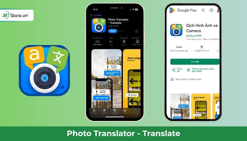 DÙng app Photo Translator để dịch tiếng Trung sang tiếng Việt