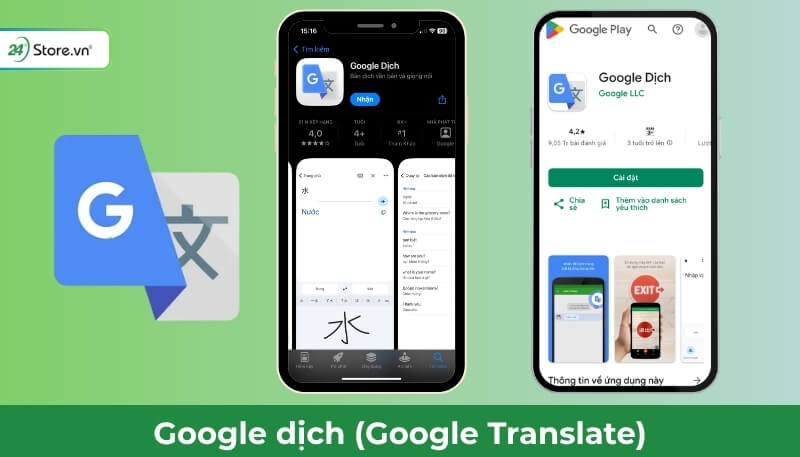 Sử dụng Google Dịch để dịch tiếng Trung sang tiếng Việt
