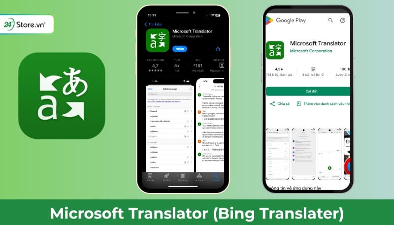 Sử dụng Microsoft Translator để dịch tiếng Trung sang tiếng Việt