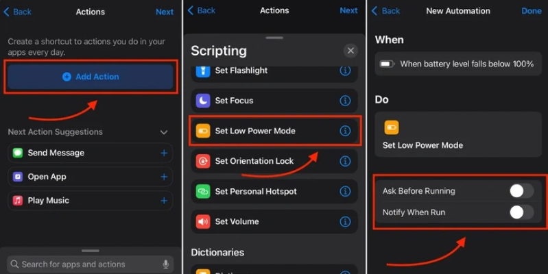 iPhone 14 Bật tự động chế độ tiết kiệm pin trên iPhone