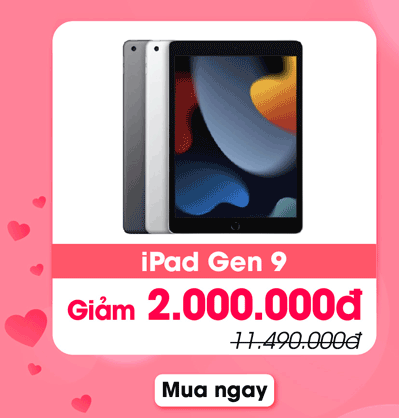 Sắm iPad mới làm quà tặng 20 tháng 10