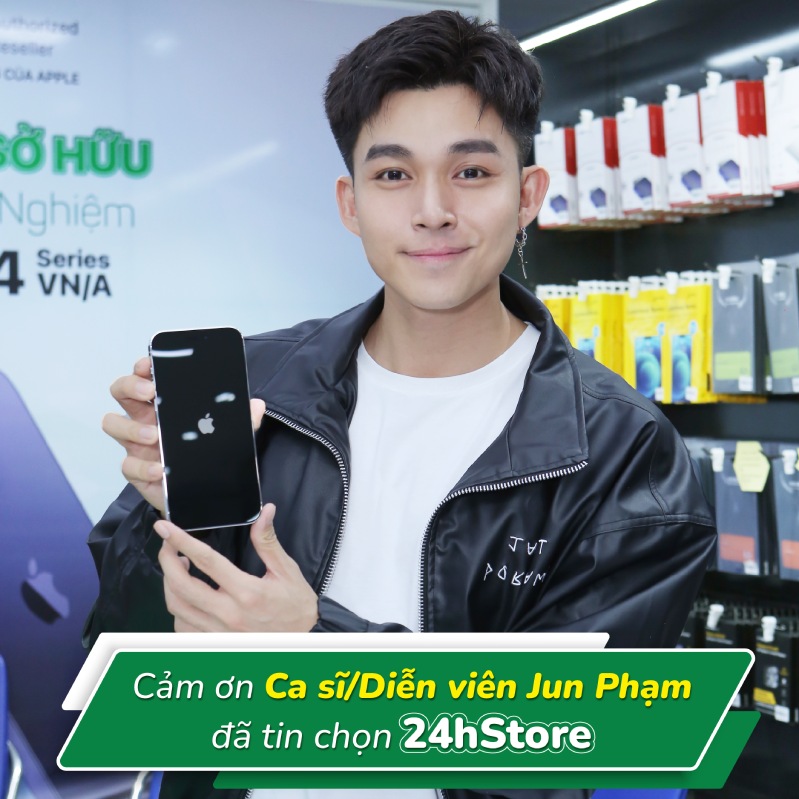 iPhone 14 Pro Max Cảm ơn Jun Phạm đã tin chọn 24hStore