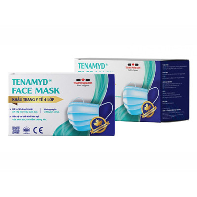 Khẩu trang y tế TENAMYD MASK 4 lớp