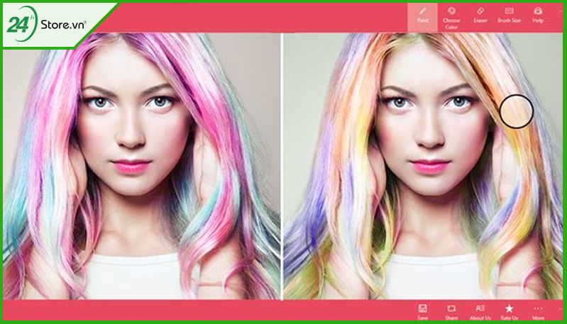Hair Color Dye – app chỉnh màu tóc tự nhiên