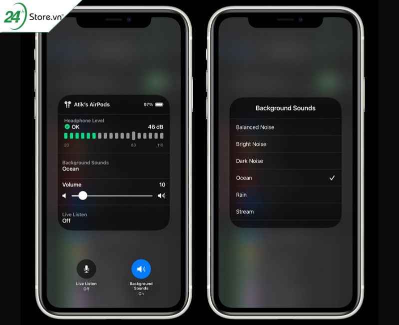 Hướng dẫn các bước bật Background Sounds iOS 15 đơn giản