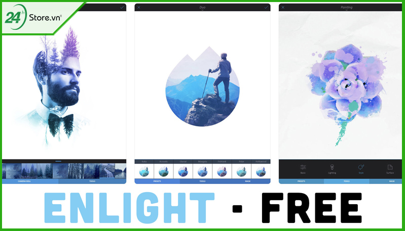 Phần mềm chụp ảnh đẹp miễn phí cho iPhone - Enlight