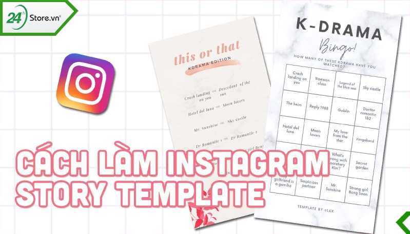 template instagram story tiếng việt