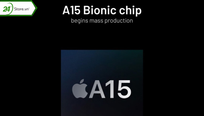 Cấu hình mạnh mẽ với chip A15 