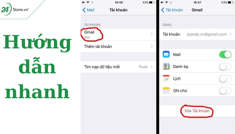 Hướng dẫn nhanh cách đăng xuất gmail trên iPhone