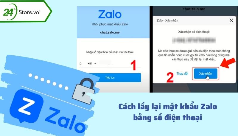 Hướng dẫn cách lấy lại mật khẩu Zalo trên điện thoại chính chủ