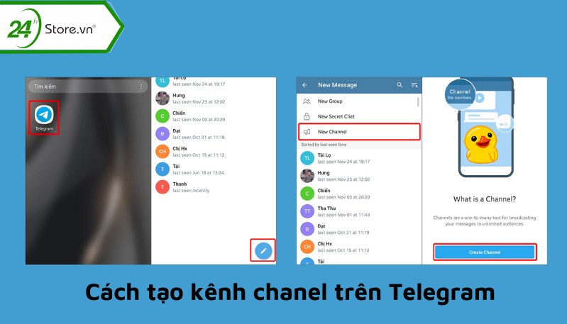 Cách tạo kênh channel trên Telegram
