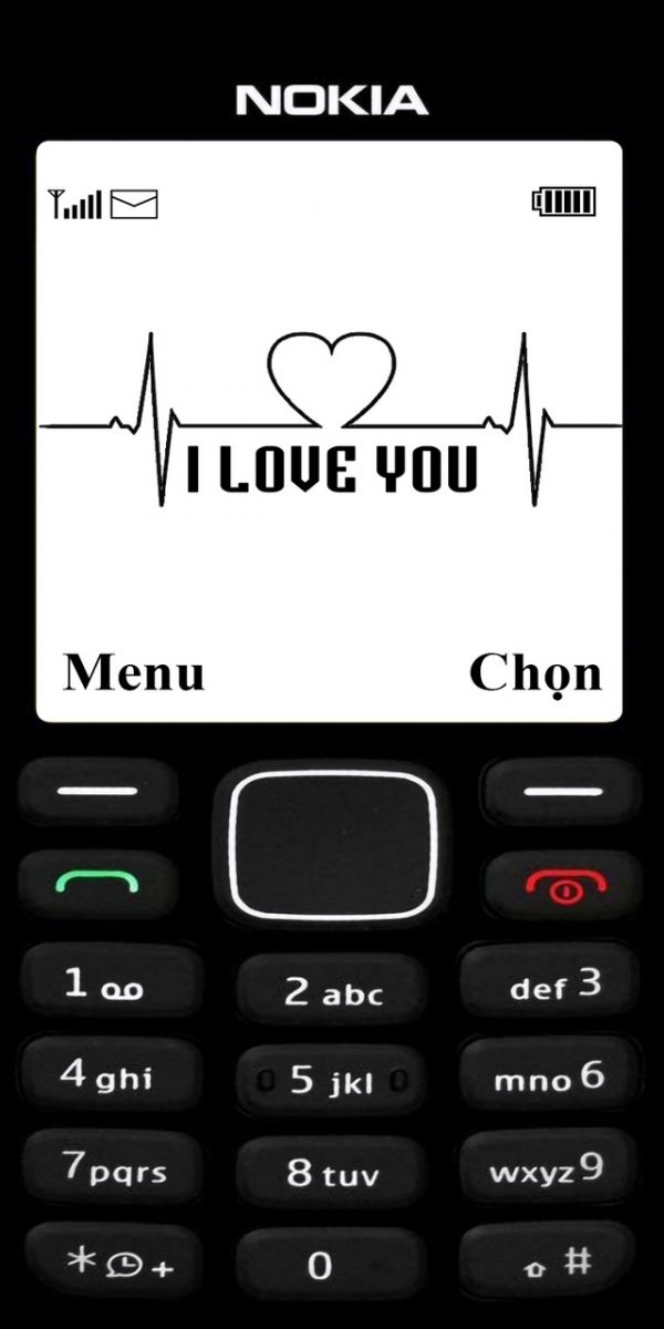 Hình nền Nokia i love you cho iPhone