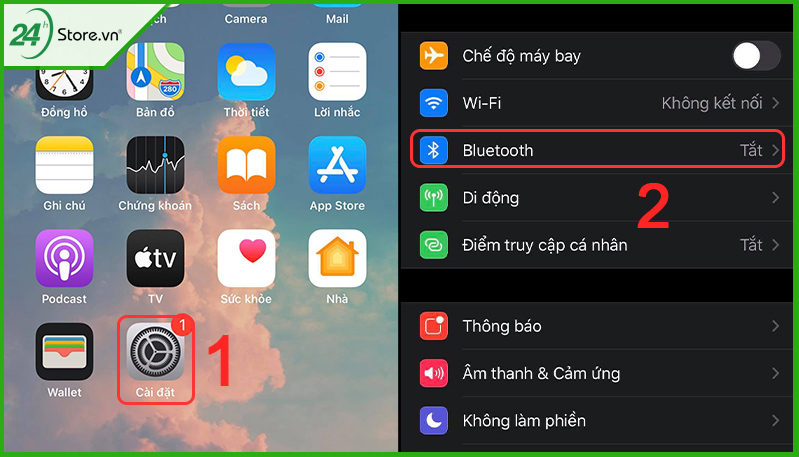 Thử tắt Bluetooth để fix lỗi iPhone ko thể kết nối wifi