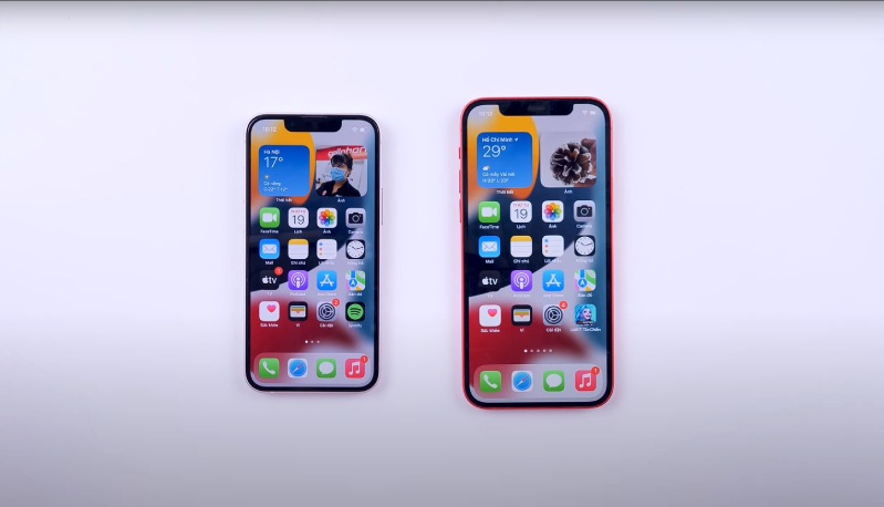 So sánh iPhone 12 và iPhone 13 Mini