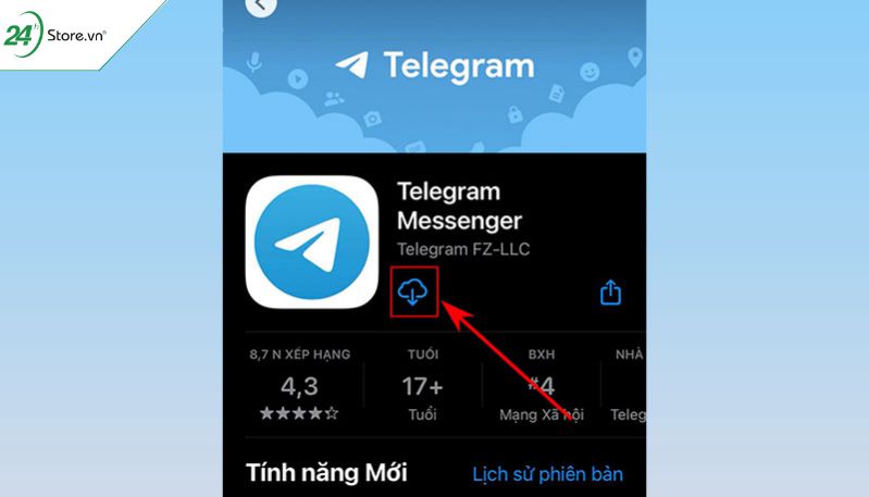  Cách tải app Telegram cho điện thoại iPhone