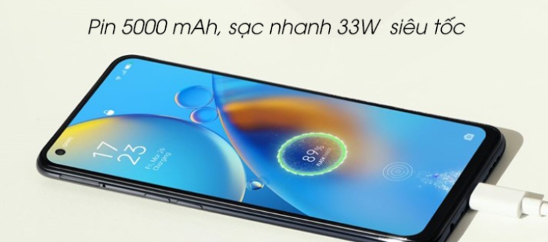 Thiết bị có viên pin 5000 mAh