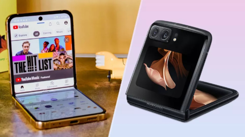 Z Flip 4 vs Razr 3 So sánh Motorola Razr 2022 vs Samsung Z Flip 4