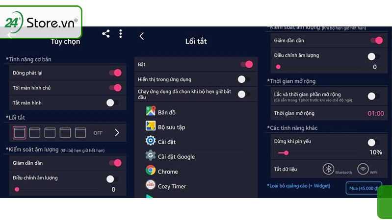  Cách hẹn giờ tắt bằng ứng dụng Cozy Timer