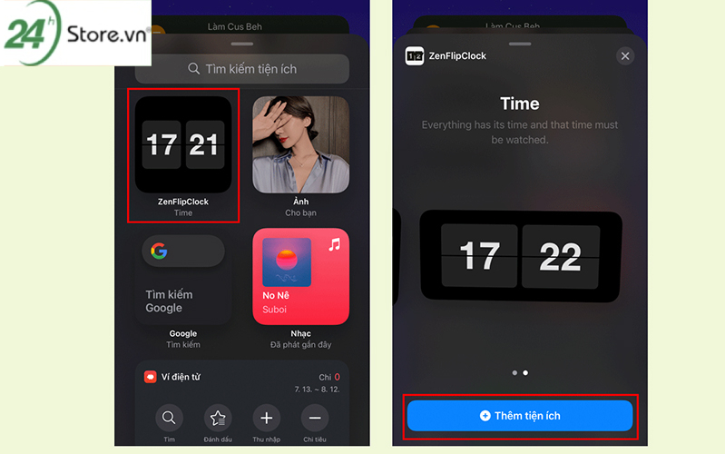 Zen Flip Clock Phần mềm tạo đồng hồ dạng lật của iPhone