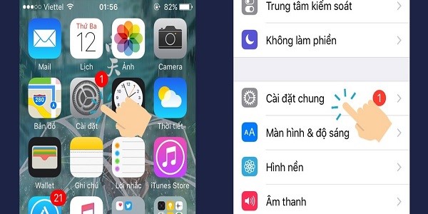 Hướng dẫn bật đèn LED thông báo tin nhắn, cuộc gọi trên iPhone