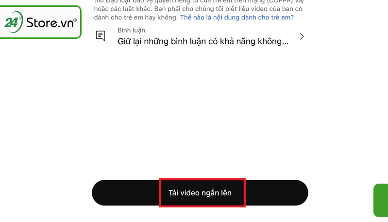 Cách đăng video lên Youtube tại ứng dụng trên thiết bị bước 5