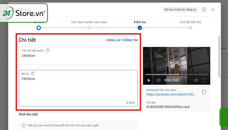 Hướng dẫn cách đăng video lên Youtube trên máy tính bước 4