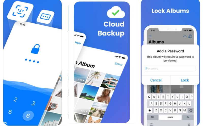 Khóa ảnh bằng ứng dụng thứ 3 trên iPhone 