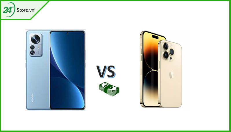 So sánh giá iPhone 14 Pro với Xiaomi 12 Pro