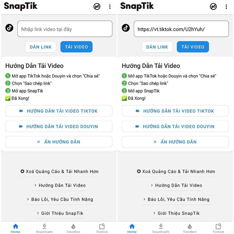 Tải ứng dụng SnapTik trên điện thoại Android Tải ứng dụng SnapTik trên điện thoại Android