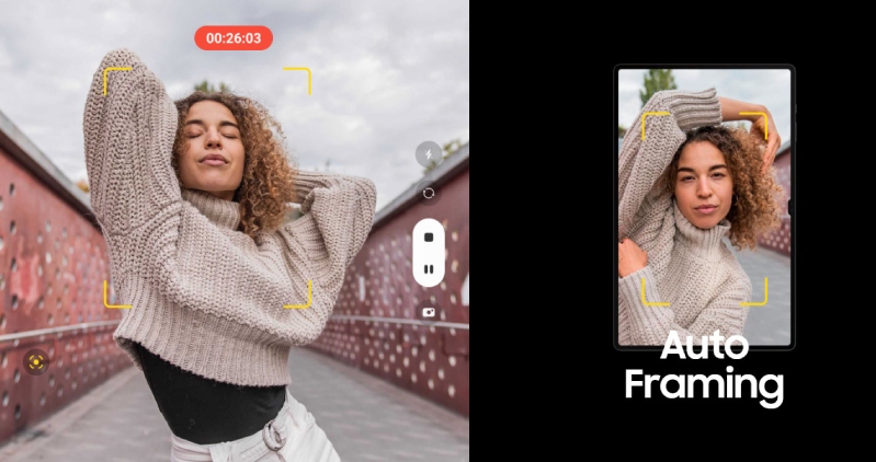 Samsung Galaxy Tab S8 camera 