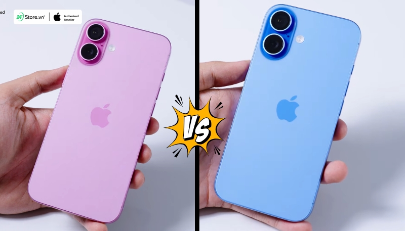 so sánh chi tiết iphone 16 và iphone 16 plus