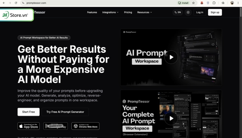 AI tạo prompt PrompTessor
