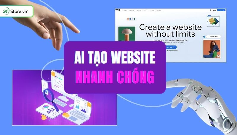 AI tạo website