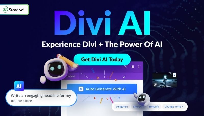 Divi.ai Xây dựng website đẹp