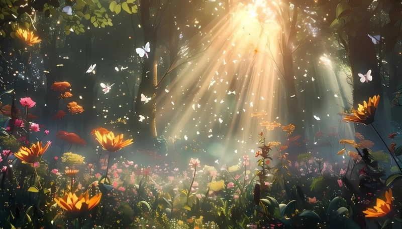 ảnh nền ipados 26 hoa và bướm