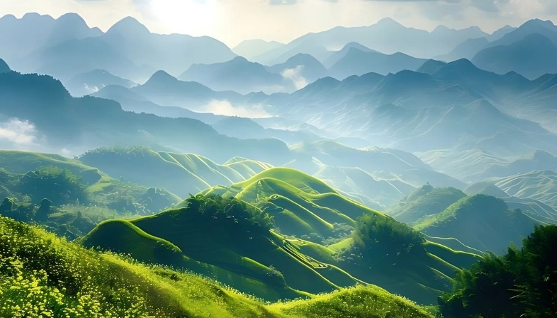 ảnh nền ipados 26 mây núi