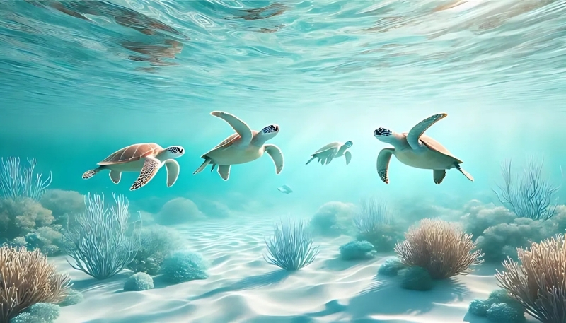 ảnh nền ipados 26 thiên nhiên dưới biển