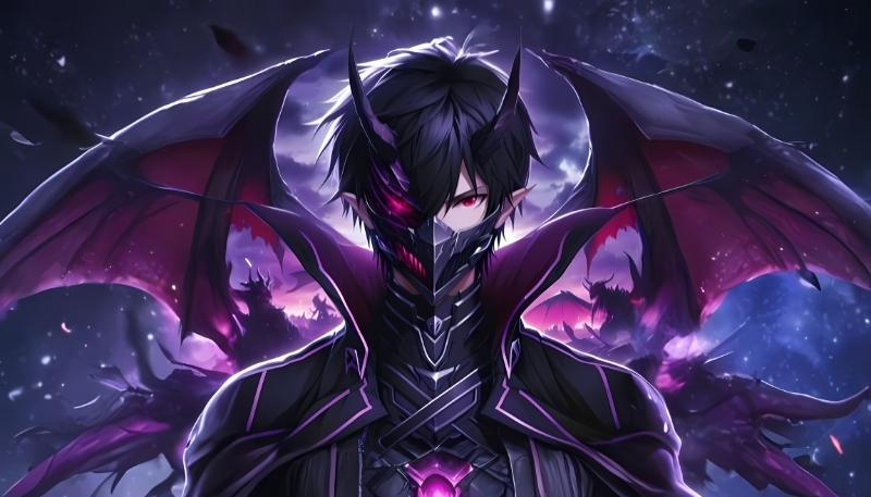 Ảnh anime thiên thần và ác quỷ 4K