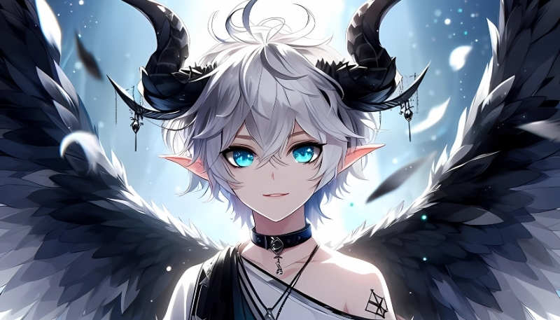 Ảnh anime thiên thần và ác quỷ cute