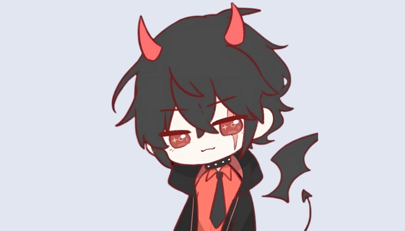 Hình ảnh ác quỷ anime chibi đáng yêu